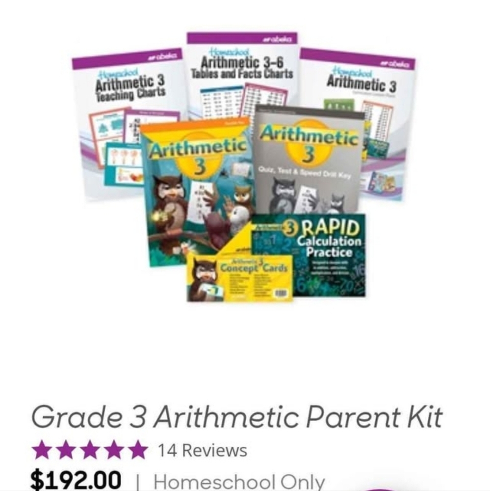 Abeka Math 3rd grade - Picture 2 of 2